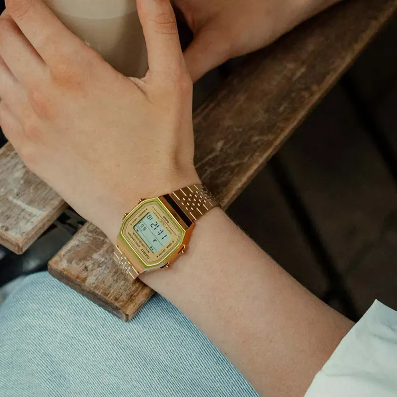 Casio Vintage Gold-tone Smartphone Link Men's Watch- ABL-100WEG-9A